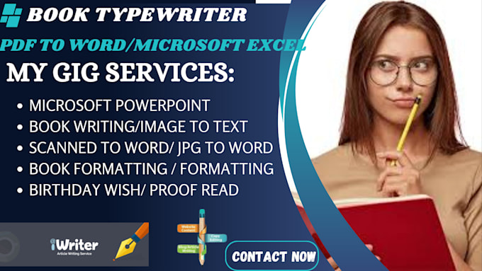 Gig Preview - Do fast typewrite from copies PDF word, image to word, retype scanned document