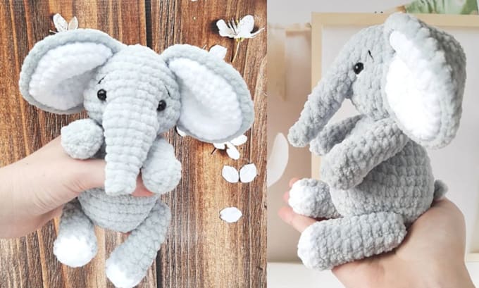 Gig Preview - Write amigurumi crochet patterns with step by step pictures for your etsy shop