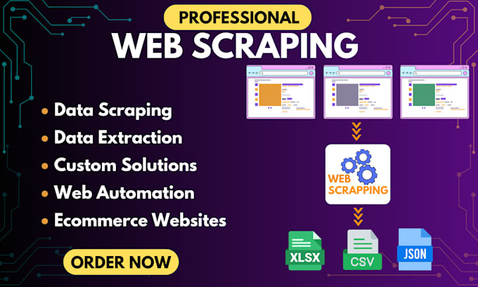 Bestseller - do custom web scraping and data extraction