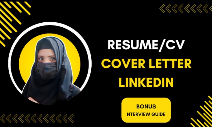 Gig Preview - Write your resume, cover letter and improve your linkedin