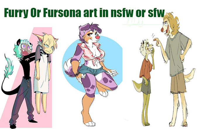 Gig Preview - Create your furry art in nsfw or sfw digital art