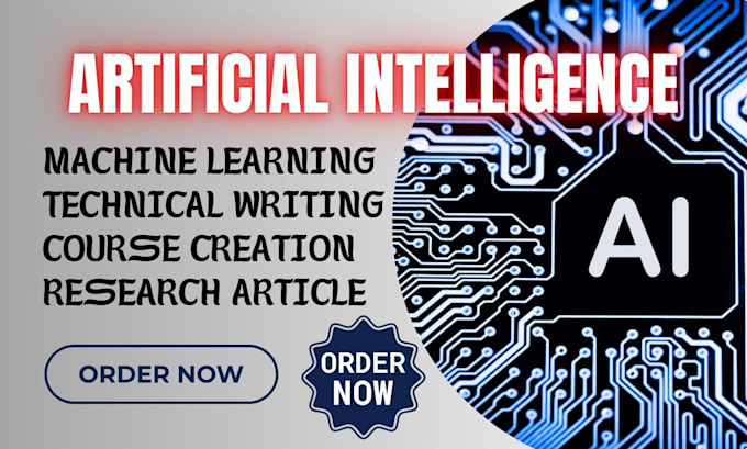 Gig Preview - Write your artificial intelligence, robotics, machine learning, neural network