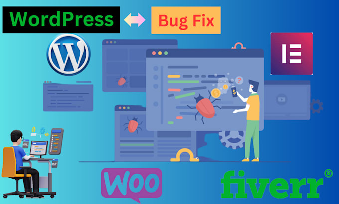 Gig Preview - Fix error any wordpress issues and wooeommerce bug