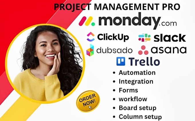 Gig Preview - Set up monday crm, clickup, airtable, monday com for project management