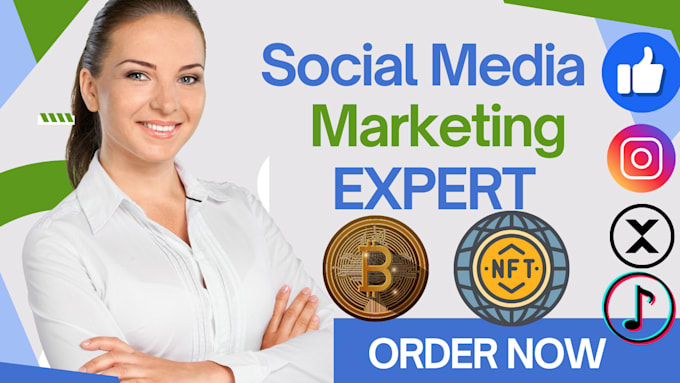 Gig Preview - Be your social media marketing expert