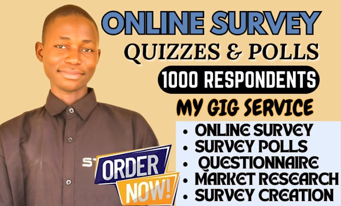 Gig Preview - Create professional online survey, google form and survey monkey