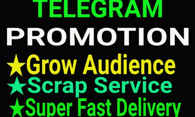 Gig Preview - Do telegram promotion, crypto nft promotion  telegram subscribers