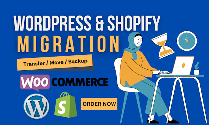 Gig Preview - Do wordpress migration, shopify migration and woocommerce to shopify