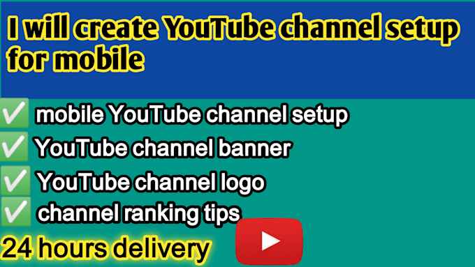 Gig Preview - Create youtube channel setup for mobile