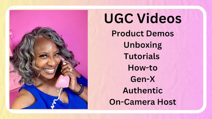 Gig Preview - Create ugc video and ads for tiktok and other social media