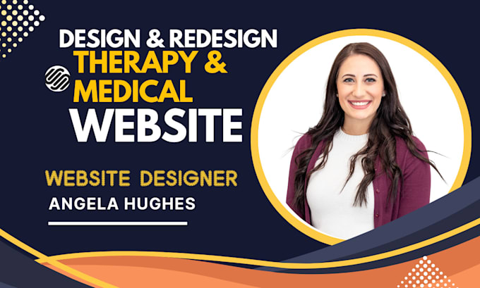 Gig Preview - Design wordpress, wix, squarespace theraphy and medical website and revamp