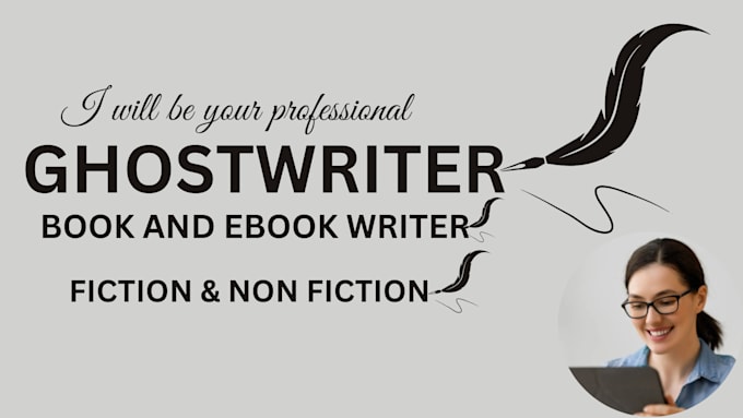 Gig Preview - Ghostwrite 30k words as ebook ghostwriter, ebook writer, ghost book writer,ebook