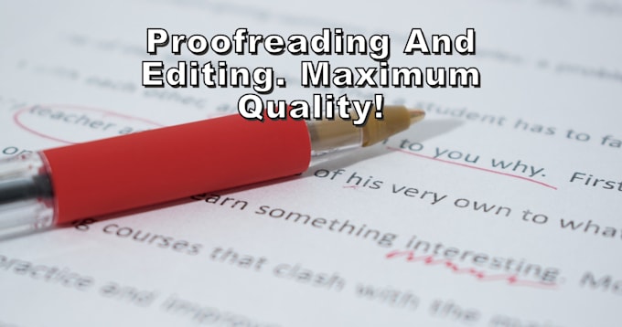 Bestseller - professionally proofread and edit