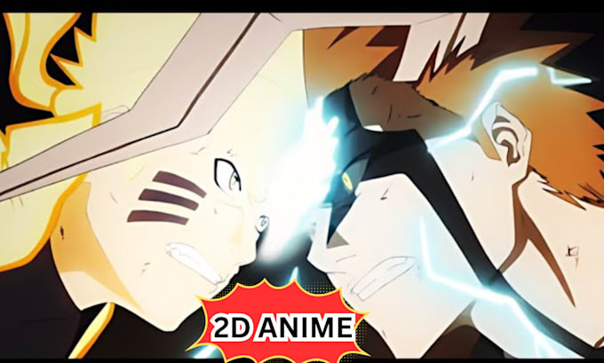 Gig Preview - Do cinematic anime 2d fighting cartoon character animation video