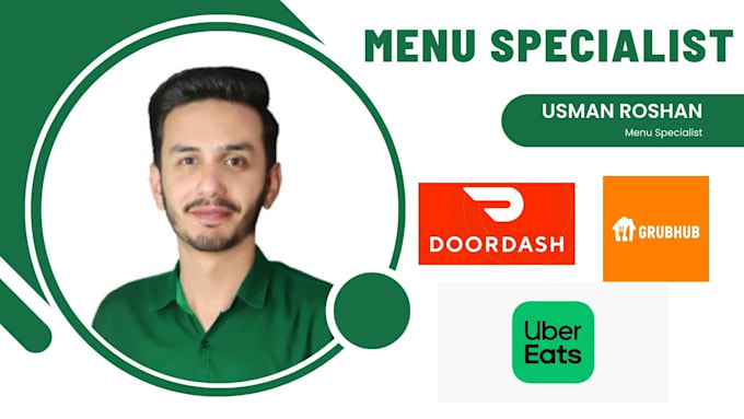 Gig Preview - Create your doordash, grubhub, toast resturant menu