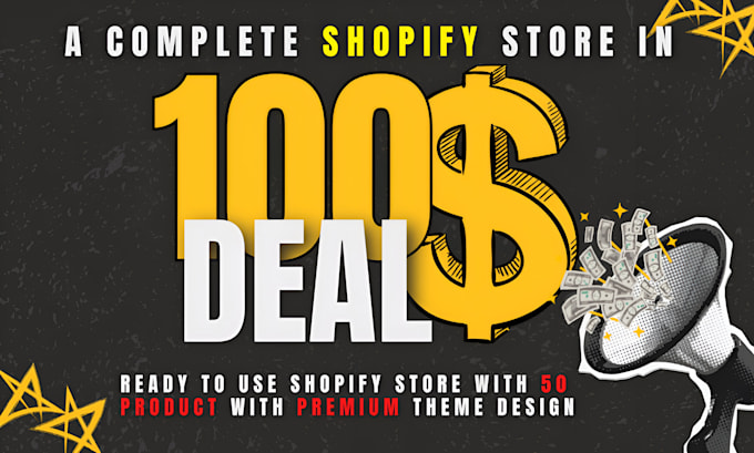 Bestseller - build an automated dropshipping shopify store or shopify website