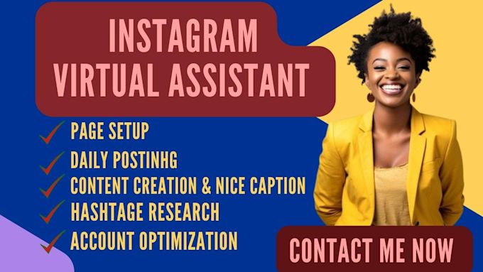 Gig Preview - Be an effective instagram virtual assistant instagram hashtag research