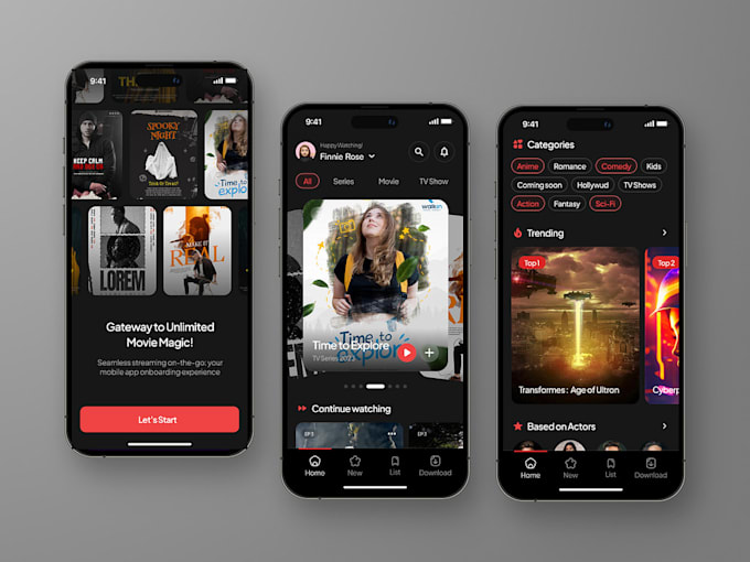 Gig Preview - Build video streaming app, cinematic streaming app, anime and ott streaming app