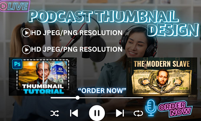 Gig Preview - Podcast thumbnail youtube podcast thumbnail you tube thumbnail design