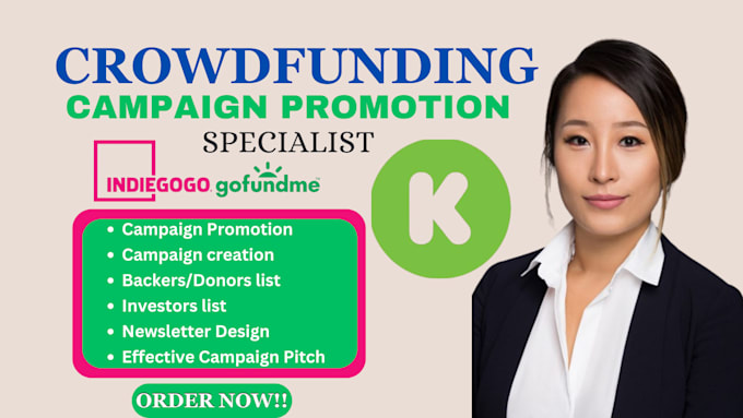 Gig Preview - Promote your indiegogo,kickstarter,gofundme campaign via social media