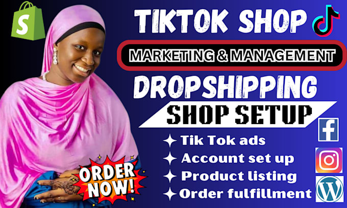 Bestseller - setup tiktok shop, do tiktok dropshipping, tiktok shop ads marketing and manager