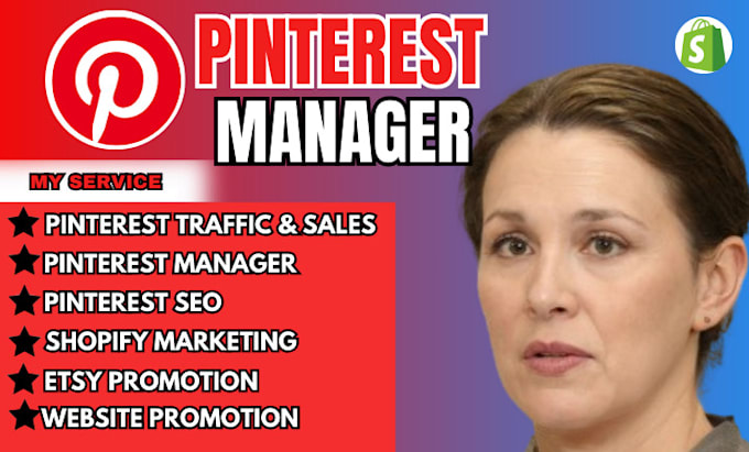 Gig Preview - Be your pinterest marketing manager, boost product website traffics