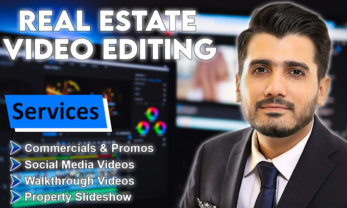 Gig Preview - Edit professional real estate, home tours, promo and marketing videos