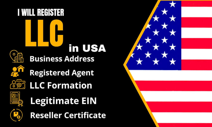 Gig Preview - Do US llc registration and ein number for non US residents