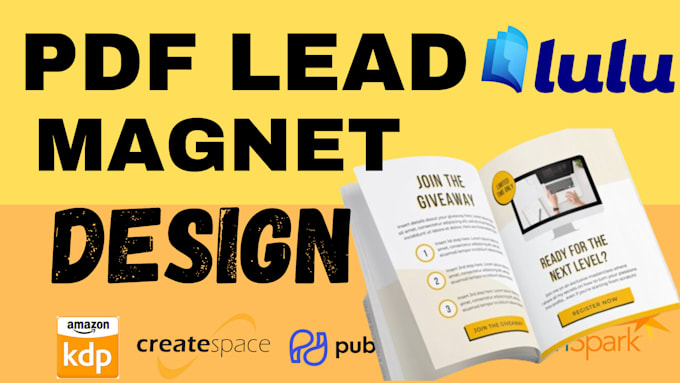 Gig Preview - Design eye catchy pdf lead magnet workbook ebook layout, cover design, brochure