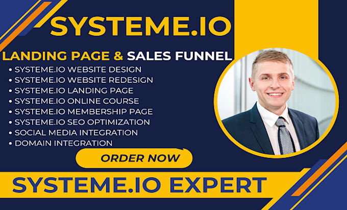 Bestseller - build systeme io sales funnel, systeme io landing page, webinar funnel