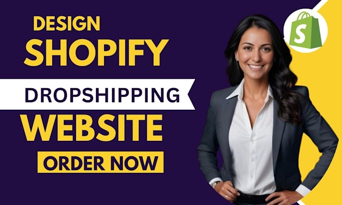 Gig Preview - Build high converting shopify dropshipping store with automated winning product