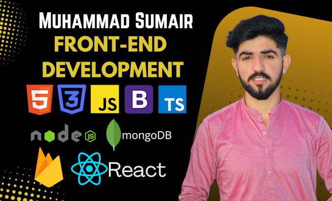 Bestseller - be your front end web developer useing react js next js javascript