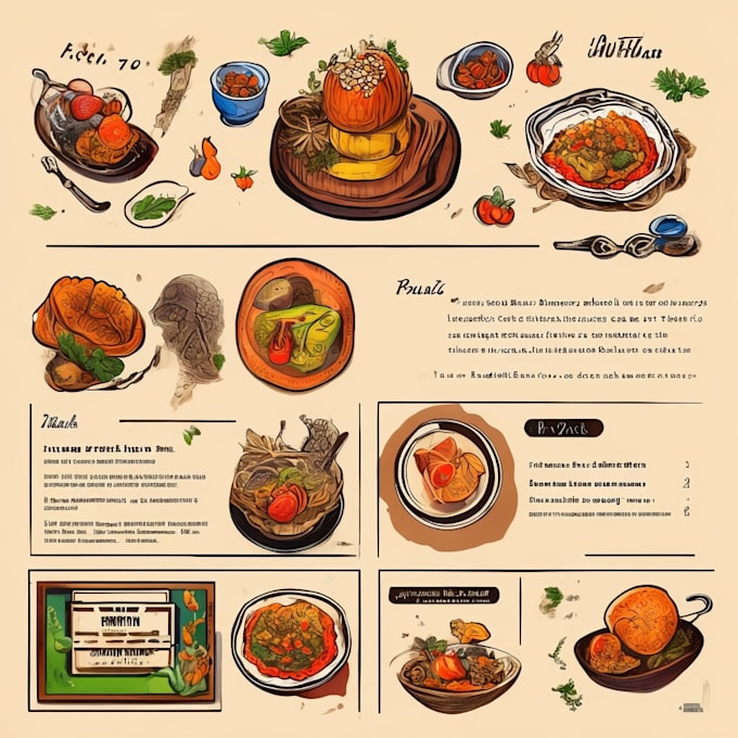 Bestseller - design modern menu restaurant menu digital menu