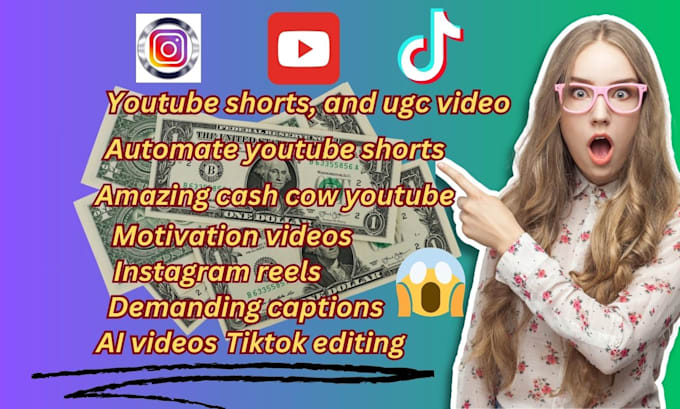 Bestseller - create motivational videos youtube shorts, tiktok video ads automated cash cow