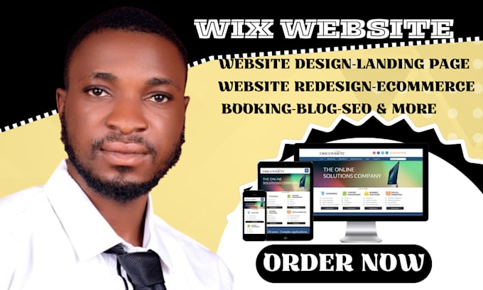 Gig Preview - Build wix website wix website design wix redesign wix website design redesign