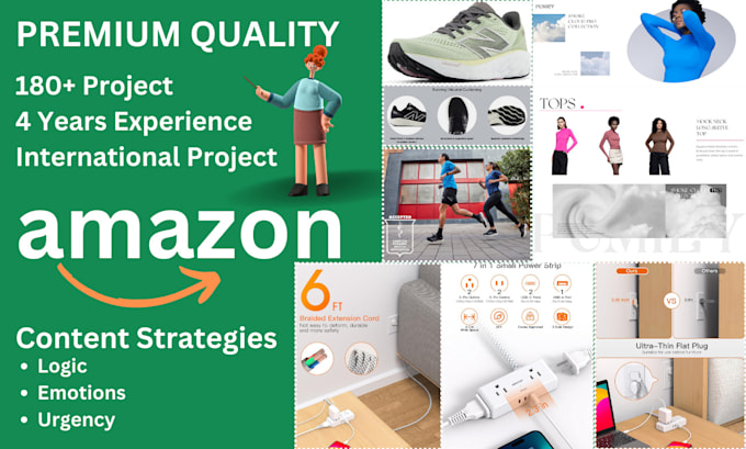 Gig Preview - Design best amazon a plus content, enhanced  brand content that sells