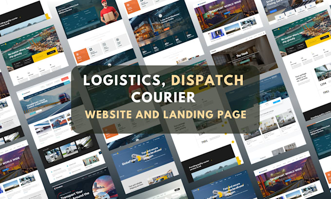 Gig Preview - Develop logistics website, dispatch website, courier service website