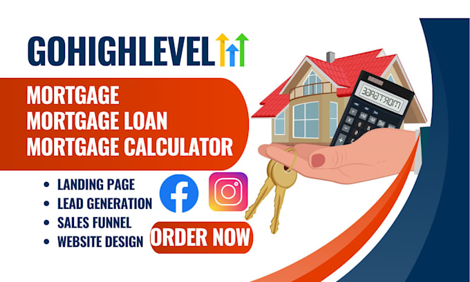 Bestseller - do mortgage leads gohighlevel mortgage landing page gohighlevel mortgage website