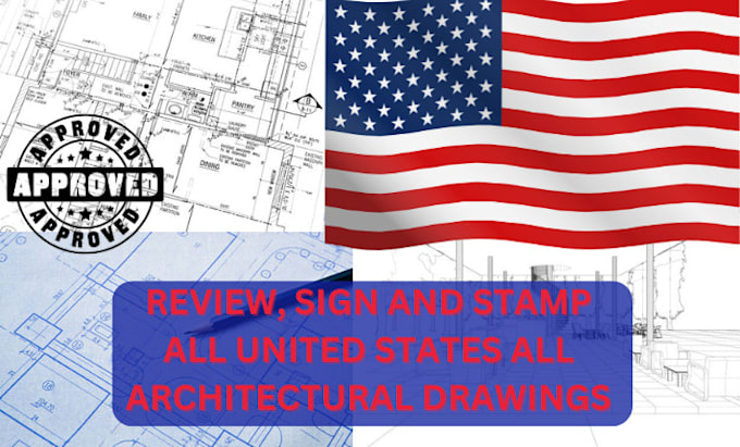 Gig Preview - Create and stamp your architecture and civil structural plan licensed in the usa