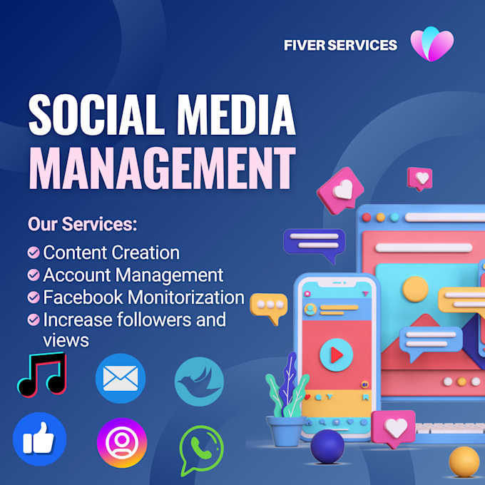 Gig Preview - Provide social media page content and management services