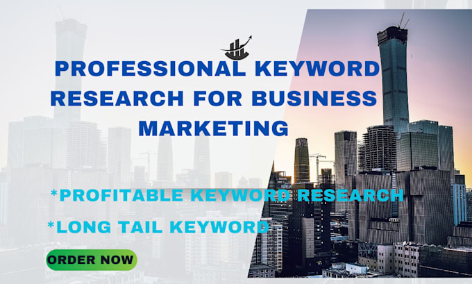 Gig Preview - Research on SEO keywords for your website