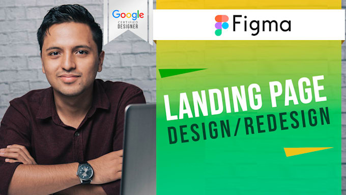 Gig Preview - Create a responsive landing page design using figma