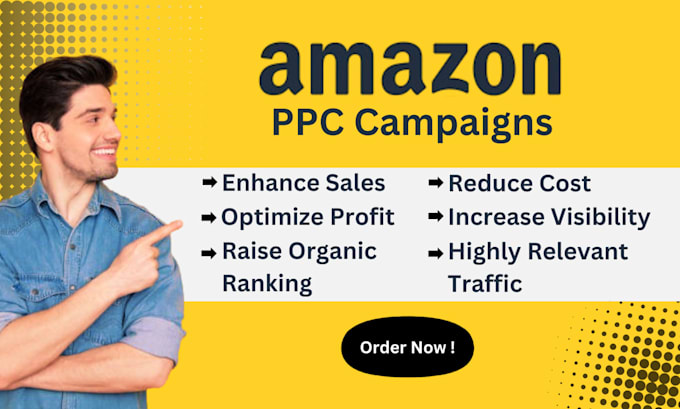 Gig Preview - Amazon ppc ads expert amazon ppc management and optimization amazon seo expert