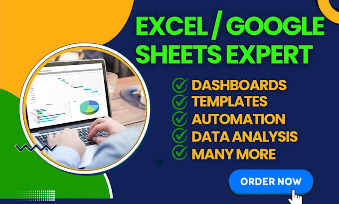 Gig Preview - Design excel or google sheets template and dashboard