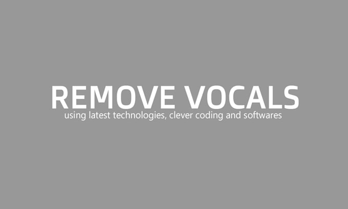 Gig Preview - Remove vocals from any song