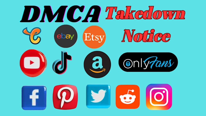 Bestseller - send dmca takedown report copyright,infringement telegram,reddit,fb,instagram,yt