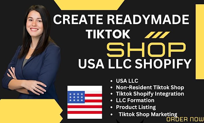 Gig Preview - Setup usa llc for amazon seller central tiktok shop for non citizen