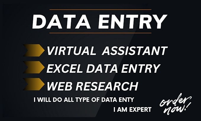 Gig Preview - Do data entry, linkedin data collect