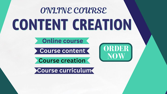 Gig Preview - Create online course content course promotion course website