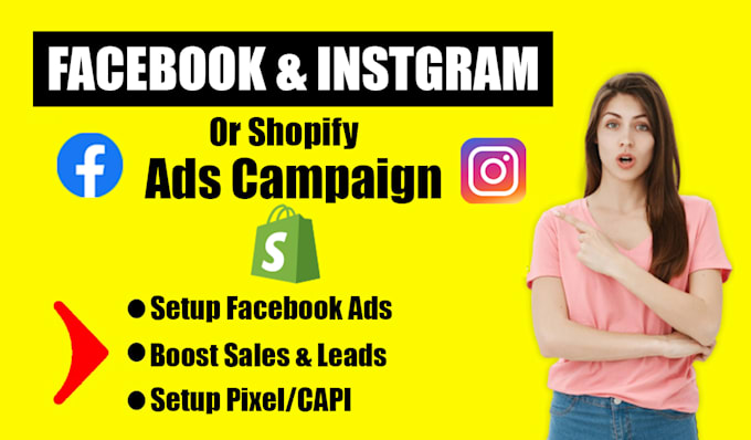 Gig Preview - Run highly profitable shopify facebook and instagram ads campaign